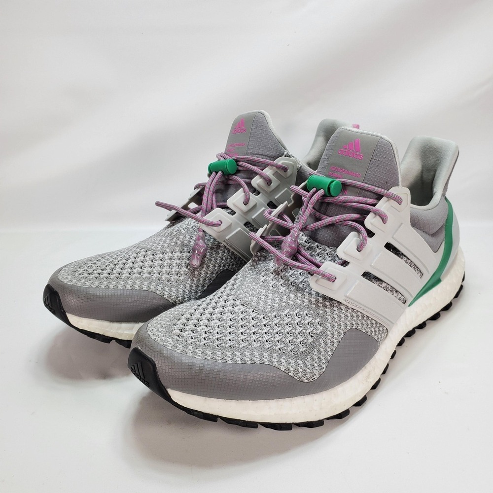 adidas Ultraboost‎ 1.0 Gray Fuchsia Sz 9 HR0071 Trail Running Shoes Excellent